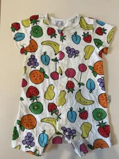 ブリーズ　BREEZE フルーツ柄半袖ロンパース　80 男の子　女の子