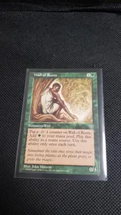 MTG 根の壁 英語 初版 カットズレ