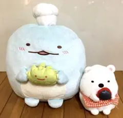 すみっコぐらし 〜すみっコパンきょうしつ〜　ぬいぐるみ とかげ、しろくま