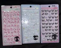 ボンボンドロップシール　ミニ　マイメロ　シナモロール　クロミ　3種セット売正規品