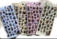 イタリアンブレインロット、ぷくぷくシール4枚セット