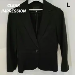 クリアインプレッション ジャケット３ CLEAR INPRESSION 黒Ｌ