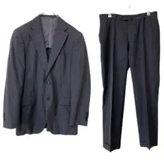 BEAMS F ビームスエフ スーツパンツセット　ストライプ　メンズ ウール　M