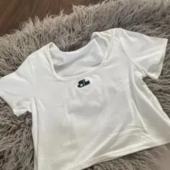 GRL ホワイト Tシャツ Fサイズ