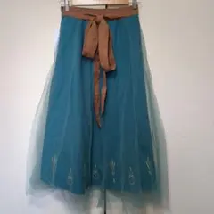 ちはる しまむら アナ雪 ロングスカート