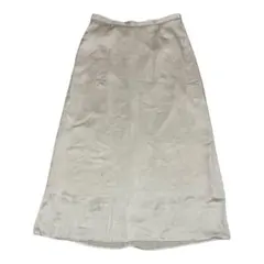 BEAUTY&YOUTH 20SS サテンフレアスカート M ナチュラル