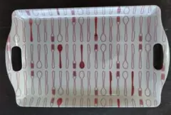 のんちゃん様専用 トレイ お盆 スプーンとフォークデザイン