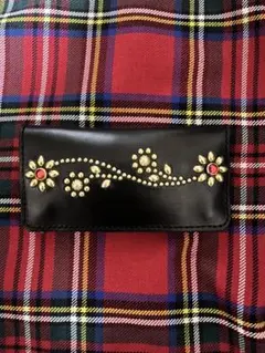 HTC スタッズトラッカーズウォレット 茶芯 ストーン バイカー