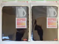 よ*う様 ユニクロ☆ヒートテック☆クルーネック長袖☆Mサイズ　ブラック　2枚セッ