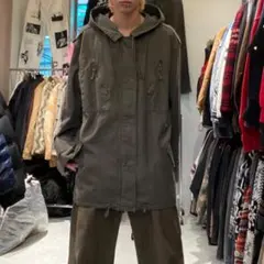 Wool Rich XL ミリタリー フィッシュテール カーキ モッズコート