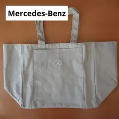 Mercedes-Benz ベージュ コットン トートバッグのサムネイル