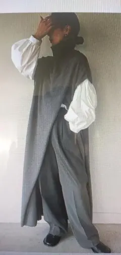 今の季節に✴セレクトモカバイソン✴タートルニットベストワンピース