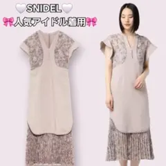定価24200円✨新品未使用✨SNIDEL　ロングドレス　レース　ピンク　M　春