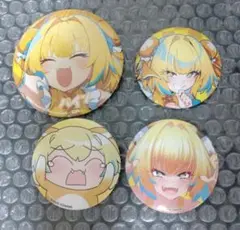 パイン　ボンバーガール　麻雀ファイトガール　缶バッチ　4点