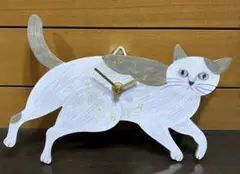 松尾ミユキ ダイカットクロック　猫