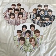 なにわ男子 集合うちわ 3枚セット