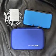 【お好きなカセット2つセット】3DSLL ケース 充電器付き