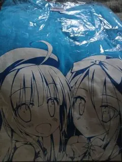 キャラクターイラストXL Tシャツ 青