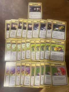 旧裏面 ポケモンカード トレーナーズ まとめ売りロケット団シリーズ30枚のサムネイル