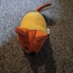 激安　オレンジと黄色の犬のぬいぐるみ　ツムツム