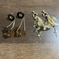 イヤリング　2点セット