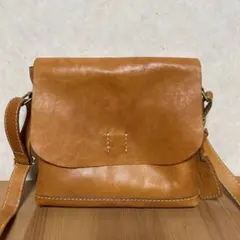 hatohasi ハトハシ 日本製 ヴィンテージ レザー ショルダーバッグ 
