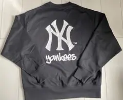 新品　LL サイズ　MLB ヤンキース　裏起毛トレーナー② 黒