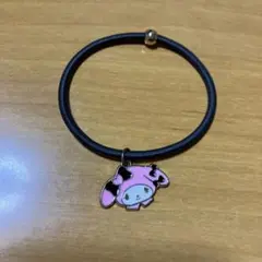 マイメロディチャーム付きヘアゴム