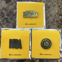 Mrs. GREEN APPLE ピンバッジ 3個セット　バベルの塔