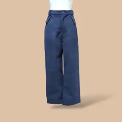 美品RHC RonHermanフラップポケットベルベットワイドパンツネイビーXS