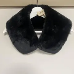 tao COMME des GARCONS ファーティペット つけ襟 黒