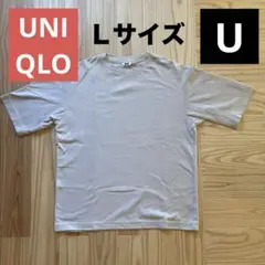 ユニクロユー★エアリズムクルーネックTシャツ半袖★メンズLサイズ★ベージュ★