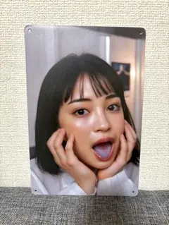 広瀬すず　ブリキ看板　メタルプレート モデル美女/女優/セクシー下着アイドル　②