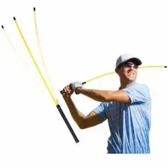 【ヘッドスピードUP】ゴルフ スイング練習器具 トレーニング スティック！のサムネイル
