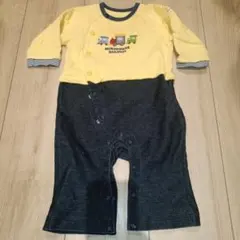 MIKIHOUSE 列車刺繍ロンパース 70