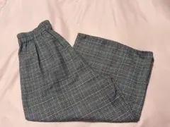 【美品】チェック柄ガウチョパンツ＊Mサイズ＊送料込＊匿名配送