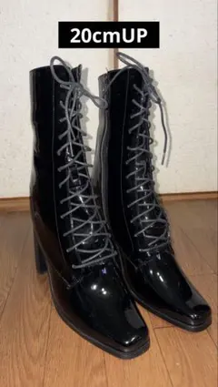 コスプレ 20cmシークレット 厚底 ブーツ 美脚