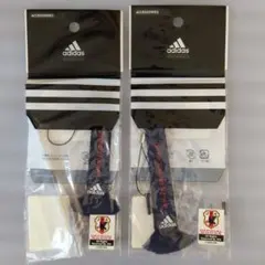 サッカー日本代表 2014 JFA公式ストラップ 2個セット 未開封 アディダス