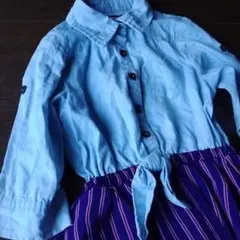 シャツ　ワンピ　120