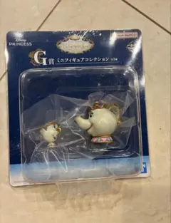 ディズニー　プリンセス　一番くじ　美女と野獣　G賞　ミニフィギュア　ポット夫人