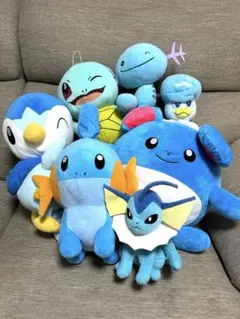 ポケモン ぬいぐるみ ／みず・こおりタイプ6体セット - メルカリ