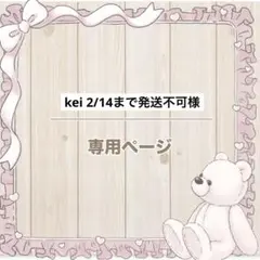 kei 2/14まで発送不可様 リクエスト 3点 まとめ商品