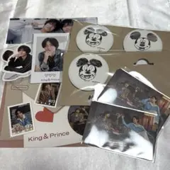 king&princeミッキー缶バッジ