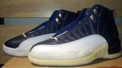 96年製デッドストック! AIR JORDAN·12 紺白 8·5(26·5㌢) - メルカリ