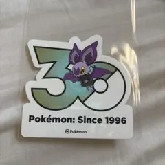 【韓国限定】ポケモン30周年記念ステッカー オンバットのサムネイル