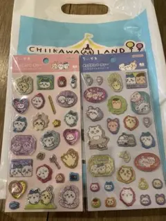 ちいかわ　ポップデコパーティー　ラメきらクリスタルシール　2枚セット