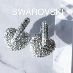 ❤️スワロフスキー❤️ぶっくりかわいい　ハートパヴェ 上品華やか
