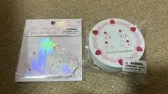 サンリオ いちごホイップケーキ デザインシリーズ 缶ケース シール他