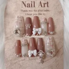 フレンチガーリーシナモンベージュワンホンちゅるん韓国ツイード現品ニュアンス