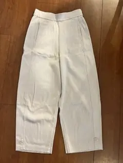 UNIQLO U フレンチリネン ガウチョパンツ Sサイズ アイボリー